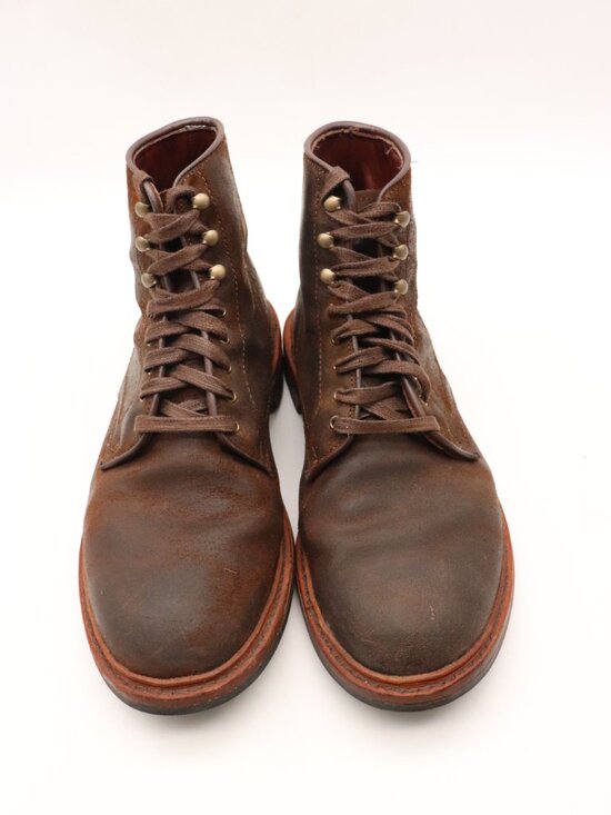 Allen Edmonds Higgins Mill Boots Men\'s Size 9.5 E Waxed Brown Leather Lace Up main image 7